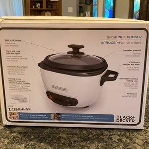 Black and decker 16 cup rice cooker